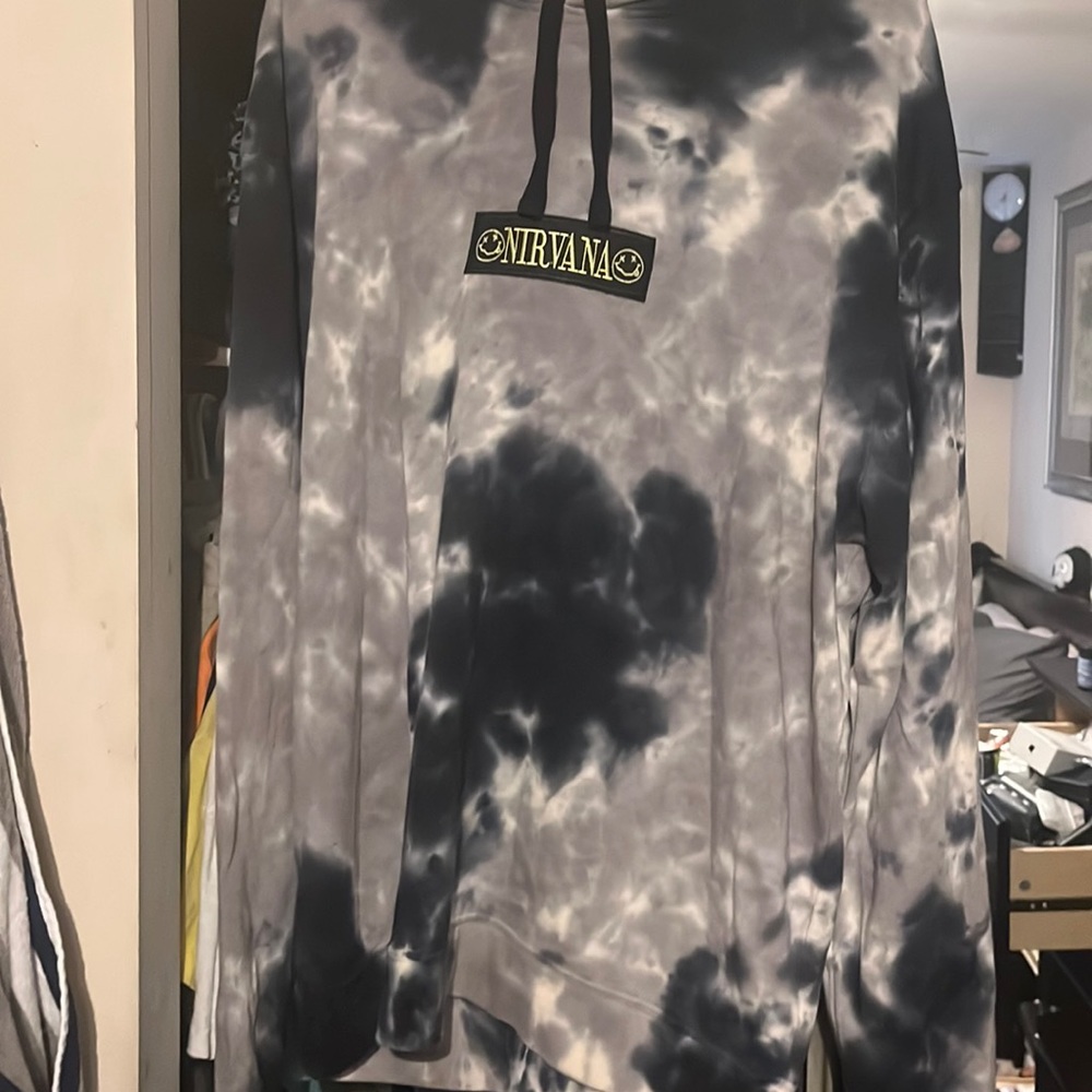 Nirvana tye dye hoodie